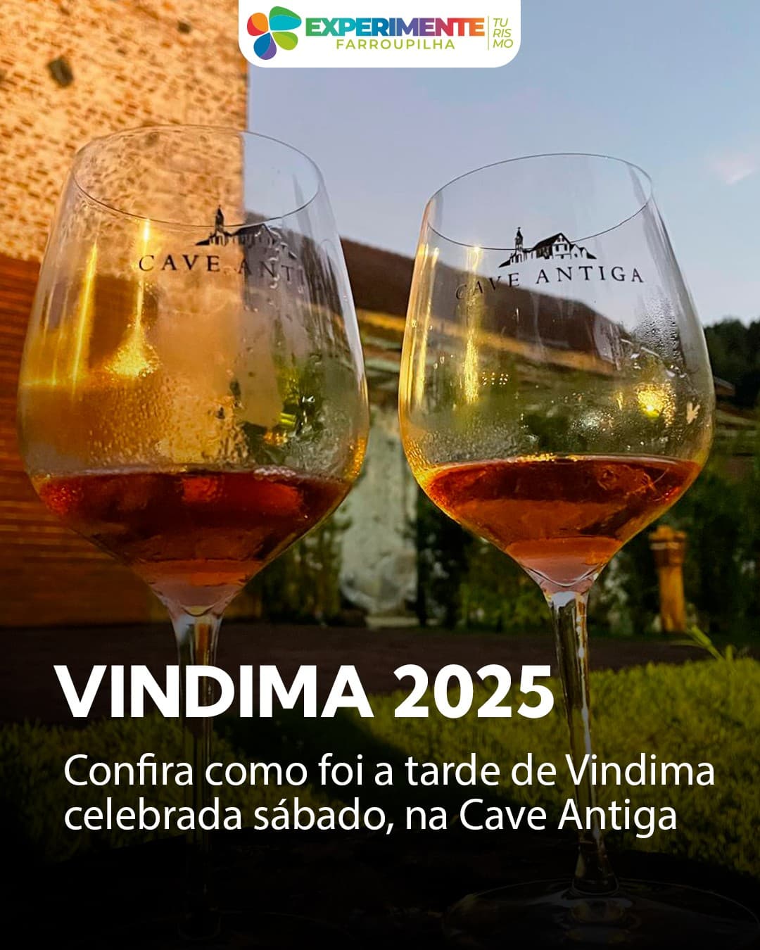 Confira como foi a tarde de Vindima celabrada sábado, na Cave Antiga