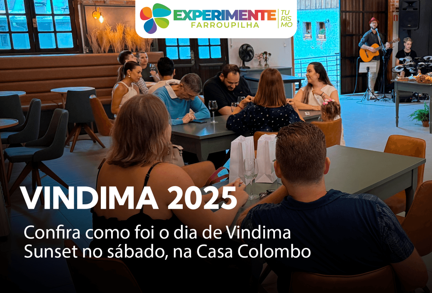 Vindima Sunset é sucesso na Casa Colombo